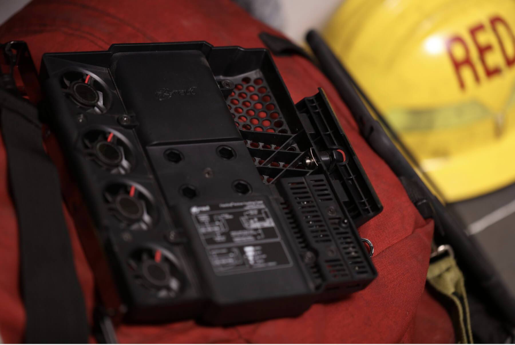 flexgrip cooling case laid in a red bag